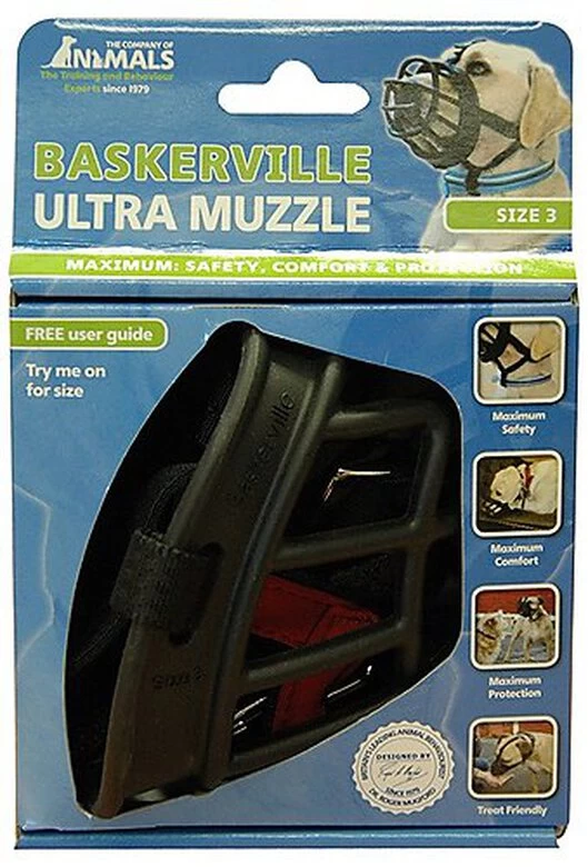 Cie Animals - Muselière Baskerville Ultra Muzzle - Taille 3 1 Cie Animals - Muselière Baskerville Ultra Muzzle - Taille 3