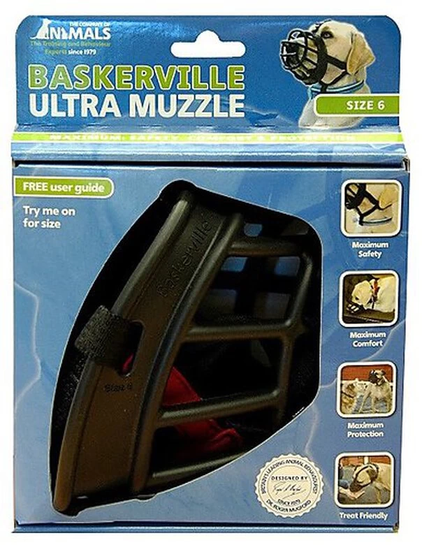 Cie Animals - Muselière Baskerville Ultra Muzzle - Taille 6 1 Cie Animals - Muselière Baskerville Ultra Muzzle - Taille 6