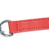Martin Sellier - Laisse Amortisseur En Cuir Et Bord Arrondi Pour Chien - Rouge