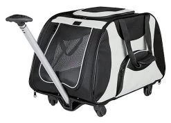 Trixie - Sac De Transport Trolley Pour Chien - Noir