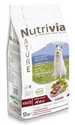 Nutrivia Nature - Croquettes Canard Pour Chien De Moyenne Et Grande Taille
