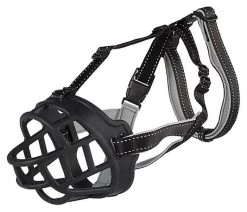Trixie - Muselière Muzzle Flex En Noir Pour Chiens - M