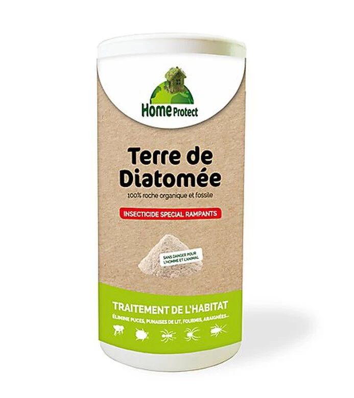 Home Protect - Poudre Insecticide Terre De Diatomée Pour Rampants - 250g 1 Home Protect - Poudre Insecticide Terre De Diatomée Pour Rampants - 250g
