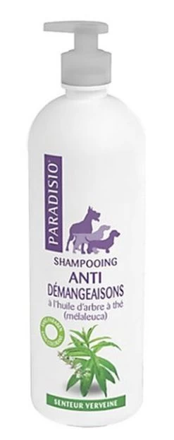 Paradisio - Shampoing Anti-démangeaisons Senteur Verveine Pour Chien - 1L