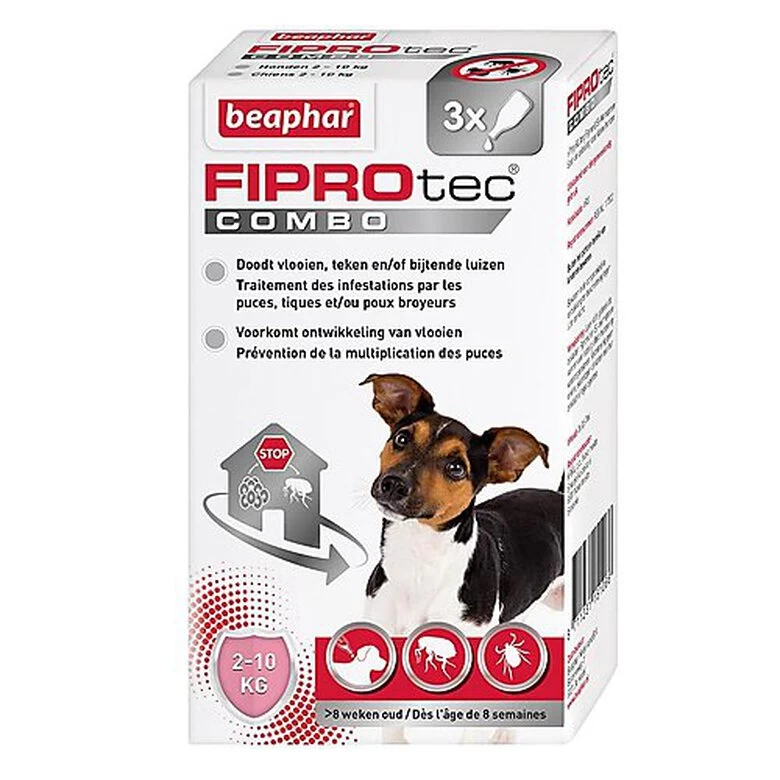 Beaphar - Pipettes Anti-tiques Fiprotec Combo Pour Petit Chien - X3 1 Beaphar - Pipettes Anti-tiques Fiprotec Combo Pour Petit Chien - X3
