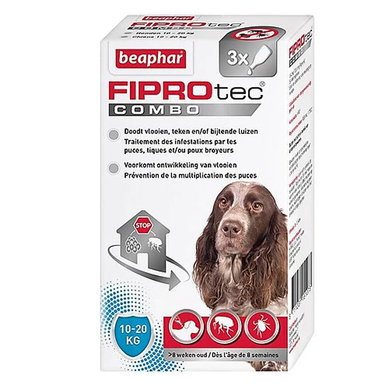 Beaphar - Pipettes Anti-tiques Fiprotec Combo Pour Chien Moyen - X3 1 Beaphar - Pipettes Anti-tiques Fiprotec Combo Pour Chien Moyen - X3