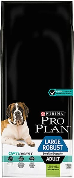 Pro Plan - Croquettes OPTIDIGEST Large Robust Sensitive Digestion Agneau Pour Chien - 14Kg