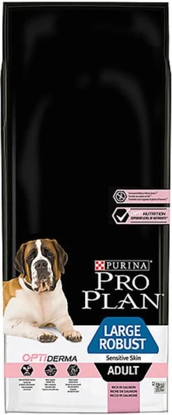 Pro Plan - Croquettes OPTIDERMA Large Robust Sensitive Skin Saumon Pour Chien - 14Kg