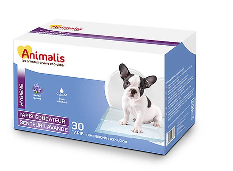 Animalis - Tapis Éducateurs Lavande Pour Chiot - X30 1 Animalis - Tapis Éducateurs Lavande Pour Chiot - X30