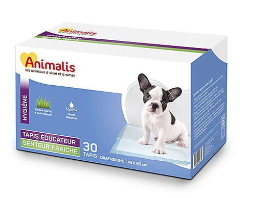 Animalis - Tapis Éducateurs Senteur Fraiche Pour Chiot - X30 1 Animalis - Tapis Éducateurs Senteur Fraiche Pour Chiot - X30
