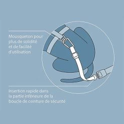 Kurgo - Attache Ceinture De Sécurité Voiture Tether Pour Chien - Orange -Pet Soldes 23316