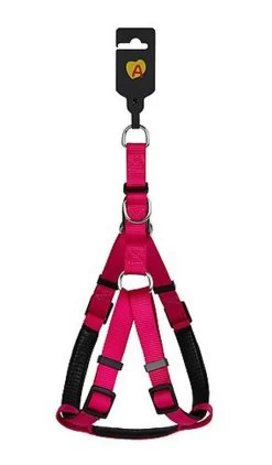 Animalis - Harnais Basic Confort T4 40mm Et 96/120cm Pour Chien - Fuchsia