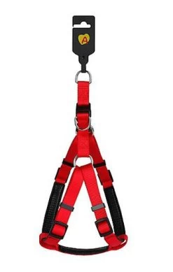 Animalis - Harnais Basic Confort T3 25mm Et 75/96cm Pour Chien - Rouge