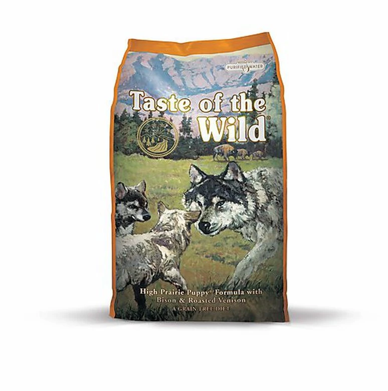Taste Of The Wild - High Prairie Canine Bison Et Gibier Pour Chiot - 2Kg 1 Taste Of The Wild - High Prairie Canine Bison Et Gibier Pour Chiot - 2Kg