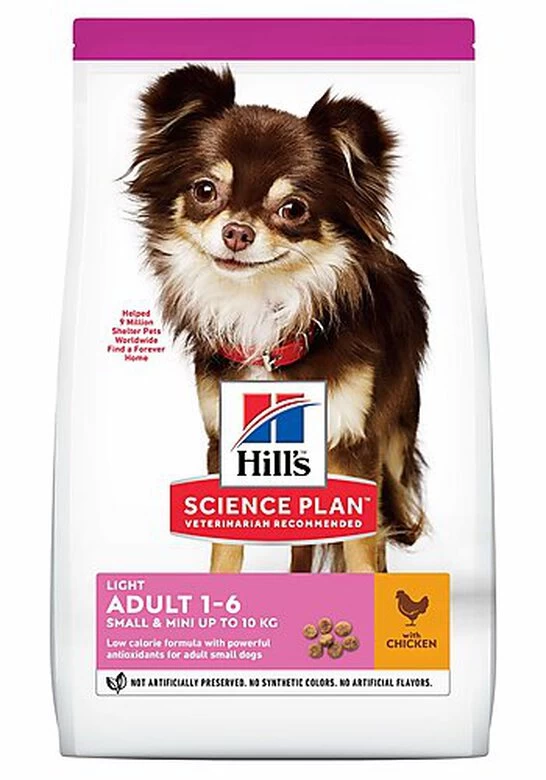 Hill's Science Plan Hill's - Canine Adult Light Small & Mini Poulet Pour Chien - 1,5Kg 1 Hill's Science Plan Hill's - Canine Adult Light Small & Mini Poulet Pour Chien - 1,5Kg