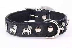 Yogipet - Collier Super Bouledogue Français Cuir Pour Chien - Noir -Pet Soldes 41875