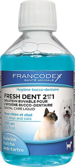 Francodex - Fresh Dent 2 En 1 Pour Chien Et Chat - 250ml