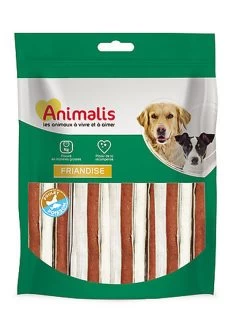 Animalis - Friandises Sandwich Poulet Et Poisson Pour Chien - 1Kg