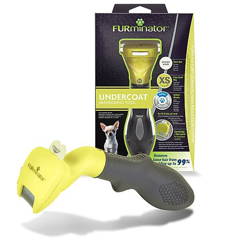 Furminator - Brosse Undercoat Très Petite Taille à Poils Courts Pour Chien - XS 1 Furminator - Brosse Undercoat Très Petite Taille à Poils Courts Pour Chien - XS