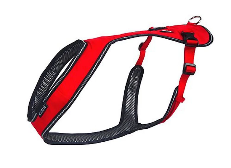Kyflie - Harnais OTIUM Canicross De Traction Pour Chien T4 - Rouge 1 Kyflie - Harnais OTIUM Canicross De Traction Pour Chien T4 - Rouge