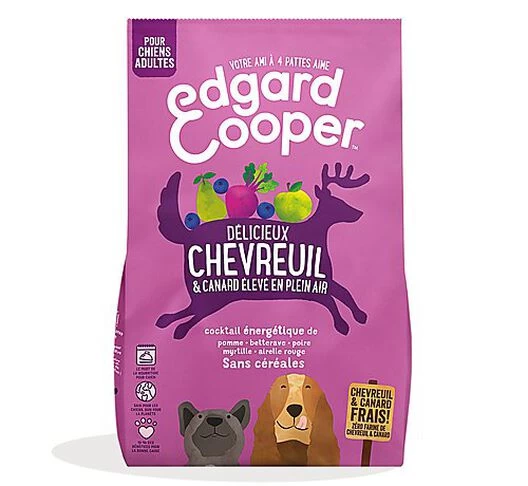Edgard & Cooper - Croquettes Au Chevreuil Et Canard Pour Chien - 2,5Kg 1 Edgard & Cooper - Croquettes Au Chevreuil Et Canard Pour Chien - 2,5Kg