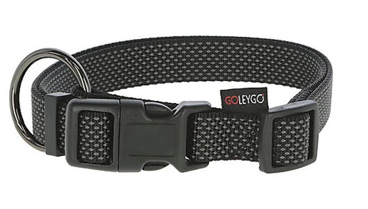 Goleygo - Ensemble Laisse Collier Et Goupille Noir Pour Chien - M 3 Goleygo - Ensemble Laisse Collier Et Goupille Noir Pour Chien - M – Image 3