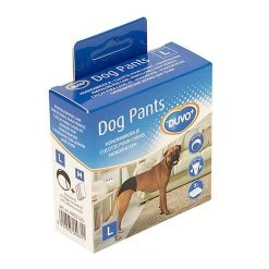 Duvoplus - Culotte Hygiénique L Pour Chien - Noir