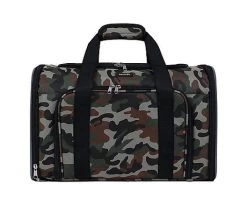 Wouapy - Sac De Transport Camping Camouflage Pour Chien - 45x25x28cm