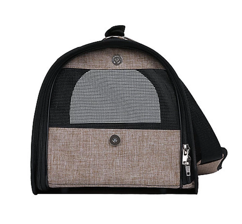 Wouapy - Sac De Transport Pliable Beige Pour Chien - 49x27x26,5cm 2 Wouapy - Sac De Transport Pliable Beige Pour Chien - 49x27x26,5cm – Image 2