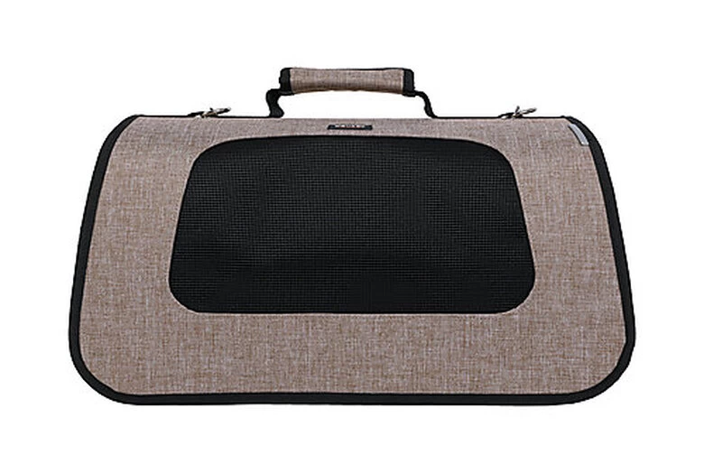 Wouapy - Sac De Transport Pliable Beige Pour Chien - 49x27x26,5cm 1 Wouapy - Sac De Transport Pliable Beige Pour Chien - 49x27x26,5cm