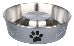 Trixie - Gamelle Anti-Glouton SLOW FEED En Inox Pour Chien - 1L 5 Trixie - Gamelle Anti-Glouton SLOW FEED En Inox Pour Chien - 1L -Pet Soldes 53083