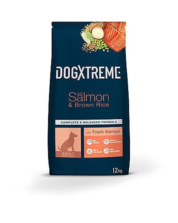 DogXtreme - Croquettes Au Saumon Frais Pour Chien De Toute Race - 12Kg 1 DogXtreme - Croquettes Au Saumon Frais Pour Chien De Toute Race - 12Kg