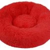 Wouapy - Corbeille Ronde Moelleuse Rouge Pour Chien - 60cm