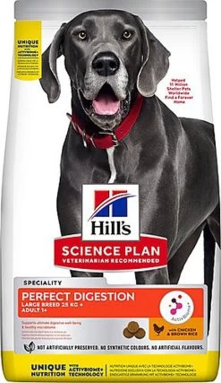 Hill's Science Plan - Croquettes Adulte Large Breed Perfect Digestion Au Poulet Pour Chien - 12Kg