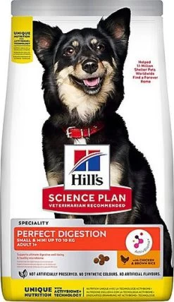 Hill's Science Plan - Croquettes Adulte Perfect Digestion Au Poulet Pour Petit Chien - 1,5Kg