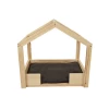 Comme Un Roi - Lit Cabane Chocolat Pour Chien Et Chat - 60cm