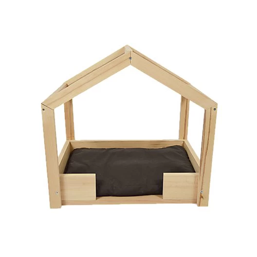 Comme Un Roi - Lit Cabane Chocolat Pour Chien Et Chat - 60cm 1 Comme Un Roi - Lit Cabane Chocolat Pour Chien Et Chat - 60cm