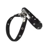Comme Un Roi - Harnais Cuir So Chic Noir Pour Chien - L