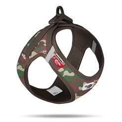 Curli - Harnais Veste Boucle Curli Clasp Camouflage Pour Chien - XS