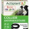 ActiPlant'3 - Collier Antiparasitaire Pour Moyen Chien - Noir