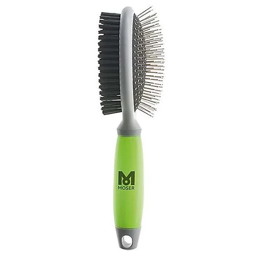 Moser - Brosse Double Face 2 En 1 Pour Chien Et Chat 1 Moser - Brosse Double Face 2 En 1 Pour Chien Et Chat