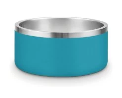 Croci - Bol En Acier Vintage Pétrole Pour Chiens - 1,85L