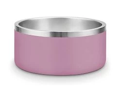 Croci - Bol En Acier Vintage Rose Antique Pour Chiens - 950ml