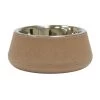 Croci - Bol En Bamboo Et Acier TIERRA Beige Pour Chien - 800ml