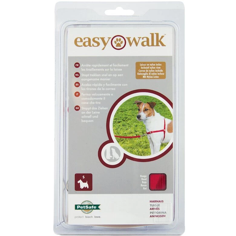 PetSafe - Harnais Easy Walk Rouge Pour Chiens - S 1 PetSafe - Harnais Easy Walk Rouge Pour Chiens - S