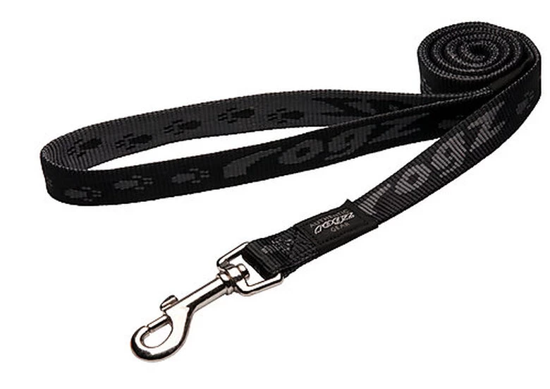 Rogz - Laisse Simple Alpinist Noir Pour Chiens - M 1 Rogz - Laisse Simple Alpinist Noir Pour Chiens - M