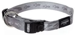 Rogz - Collier En Nylon Gris Pour Chiens - L