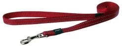 Rogz - Laisse Utility Rouge Pour Chien - 140x1,6cm