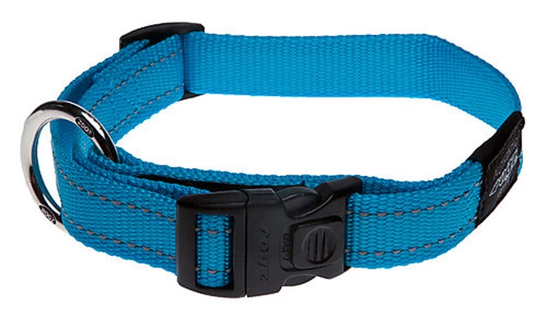 Rogz - Collier Utility Turquoise Pour Chiens - 34/56x2cm 1 Rogz - Collier Utility Turquoise Pour Chiens - 34/56x2cm