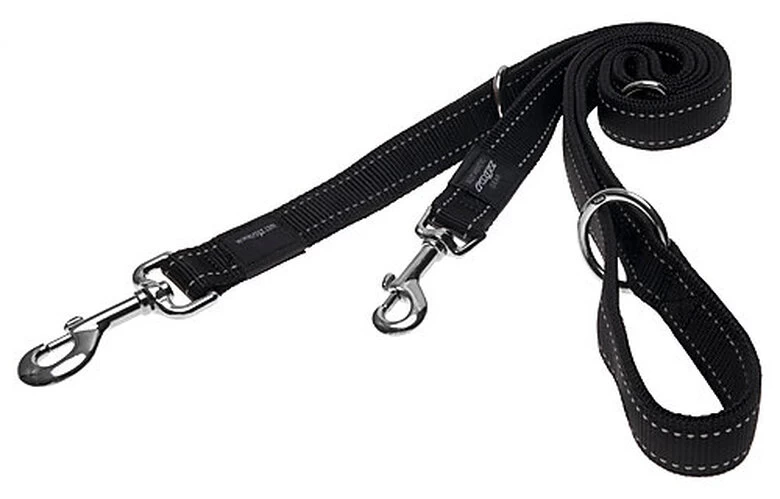Rogz - Laisse Utility Multiple Noir Pour Chiens - 180x2,5cm 1 Rogz - Laisse Utility Multiple Noir Pour Chiens - 180x2,5cm